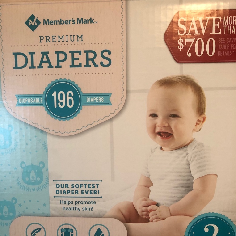 Members Mark Premium diapers